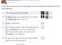 Onmiskenbaar tijdens de eindexamens waren de briljante Facebook-polletjes. Tijd om nog even na te lachen.