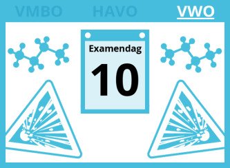 Een gevarieerd en lang vwo-examen scheikunde