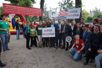 Actie tegen het leenstelsel