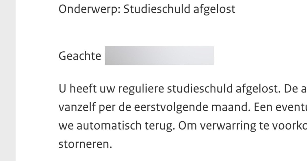 Je studieschuld aflossen hoe werkt dat straks?