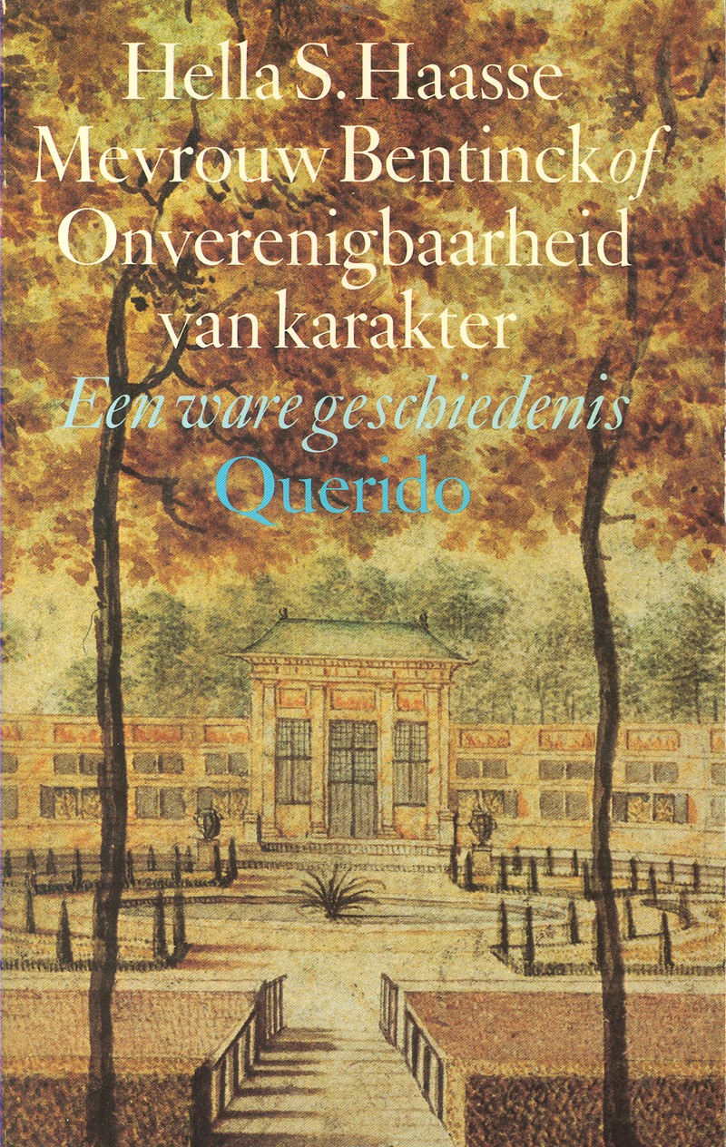 Boekcover Mevrouw Bentinck of Onverenigbaarheid van karakter
