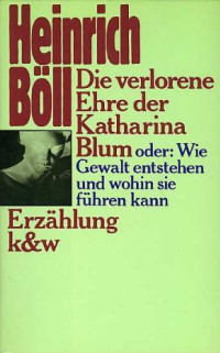 Boekcover Die verlorene Ehre der Katharina Blum