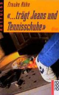 Boekcover Trägt Jeans und Tennisschuhe