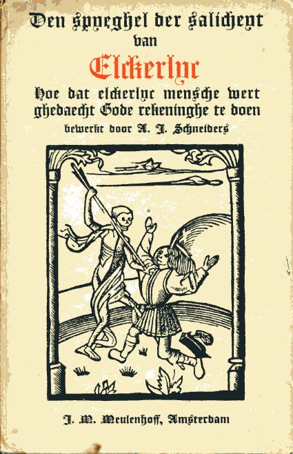 Boekcover Spyeghel der salicheyt van Elckerlijc