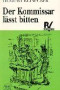 Boekcover Der Kommissar lasst bitten
