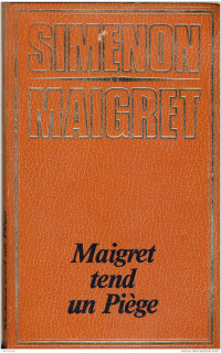 Boekcover Maigret tend un piege