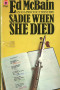 Boekcover Sadie when she died