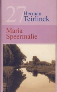Boekcover Maria Speermalie