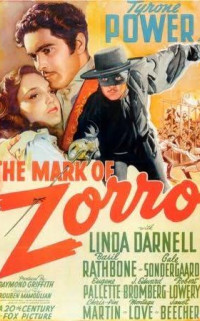 Boekcover The mark of Zorro