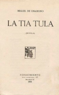 Cover van La tía tula