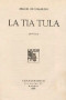 Boekcover La tía tula