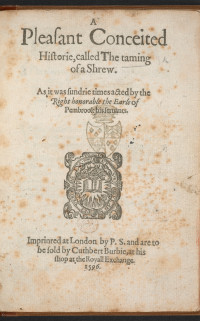 Cover van The Taming of a Shrew