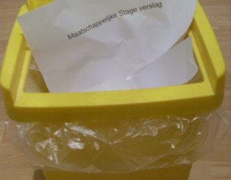 MaS-verslag mag in de prullenbak