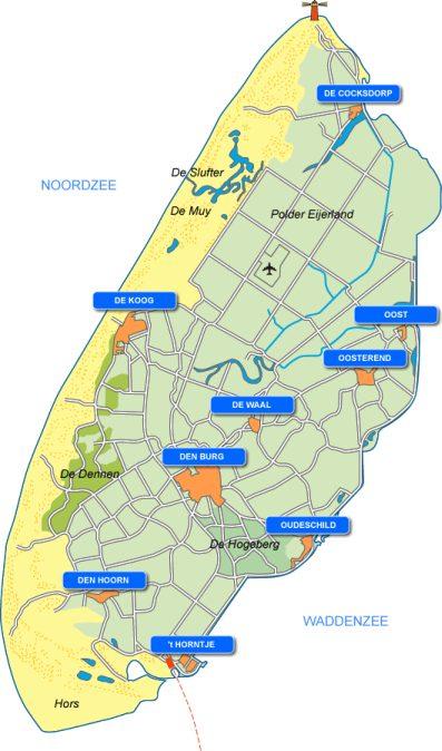 Bezoek de dorpen op Texel