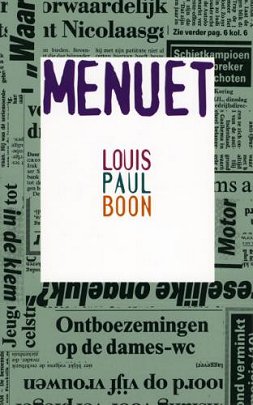 Boekcover Menuet