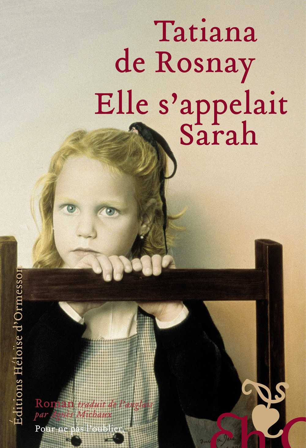 Boekcover Elle s'appelait Sarah