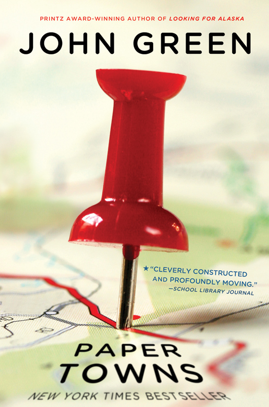 Boekcover Paper Towns